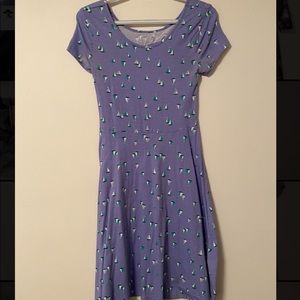 Purple Sailboat Dress